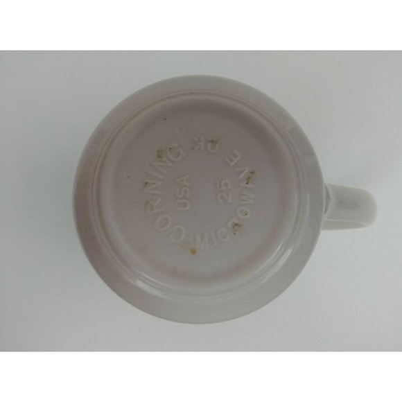 Vintage Corelle Forever Yours Off White With Pink Heart & Flowers Coffee Cup - Picture 6 of 6